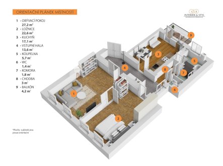 Prodej bytu, 2+1, 100 m²