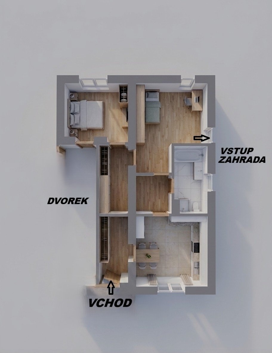 Útulný rodinný dům 2+1 s garáží a velkým potenciálem v Mníšku pod Brdy