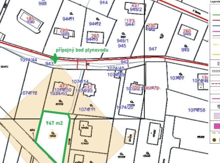 Prodej pozemku pro bydlení, 947 m²