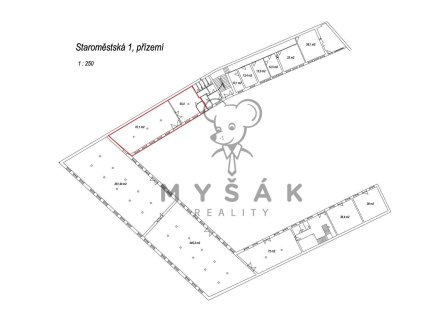 Pronájem skladu, 35 m²