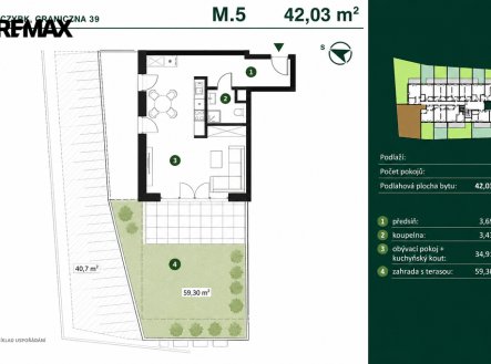 Prodej bytu, 1+kk, 42 m²