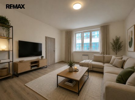 obyvak.png | Pronájem bytu, 2+kk, 46 m²