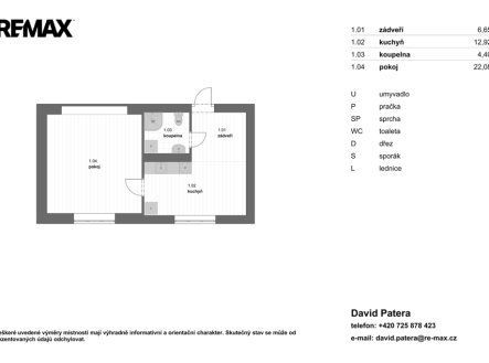 pudorys-1.np.jpg | Pronájem bytu, 2+kk, 46 m²