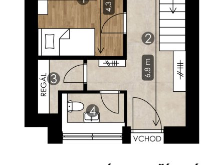 Prodej bytu, 3+kk, 121 m²