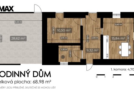 Prodej domu/vily, 69 m²