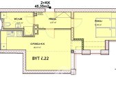 Prodej bytu, 2+kk, 45 m²