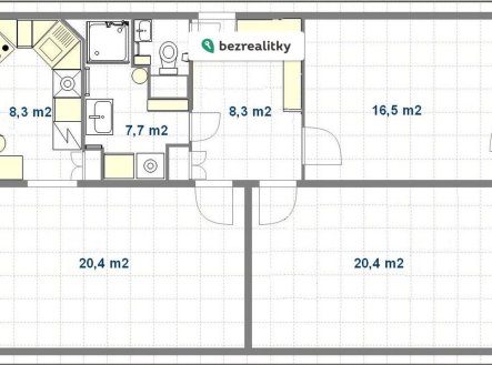 Prodej bytu, 3+1, 82 m²