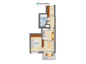 Prodej bytu, 2+kk, 43 m²