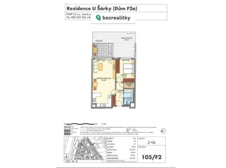 Prodej bytu, 2+kk, 60 m²