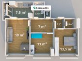 Prodej bytu, 3+1, 69 m²