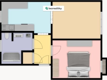 Prodej bytu, 2+1, 55 m²
