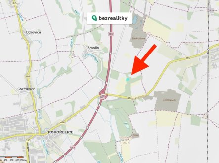 Prodej pozemku, les, 6 343 m²