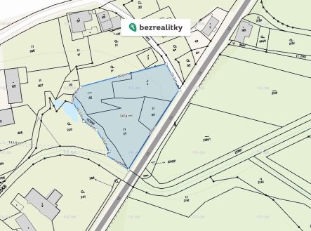Prodej pozemku pro bydlení, 3 500 m²