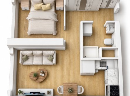 Prodej bytu, 2+kk, 33 m²