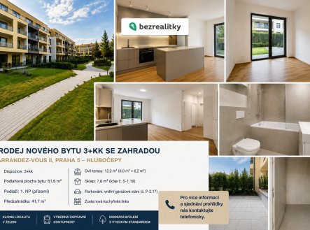 Prodej bytu, 3+kk, 61 m²
