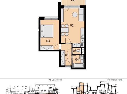 Prodej bytu, 2+kk, 57 m²