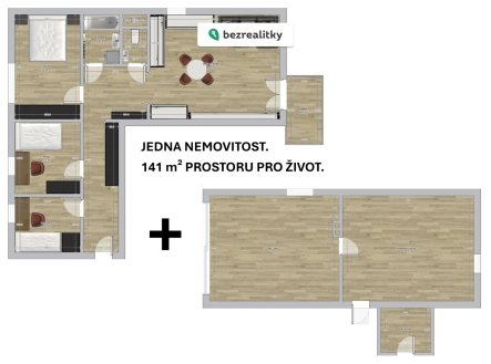 Prodej bytu, 4+kk, 141 m²