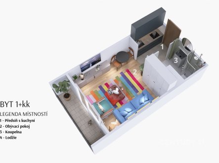 Prodej bytu, garsoniéra, 25 m²