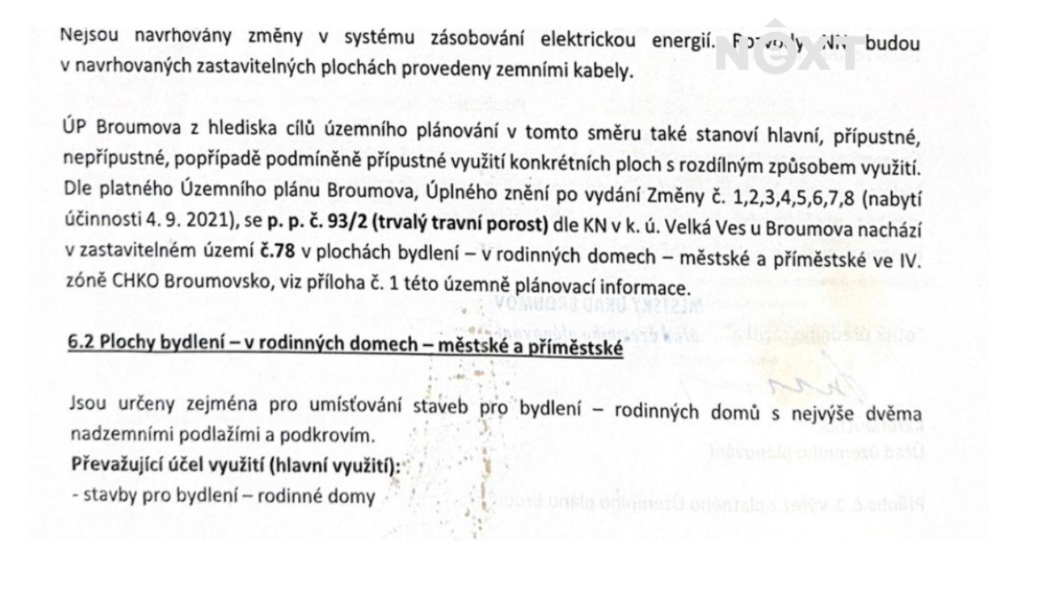 Prodej pozemek Bydlení, 1915㎡