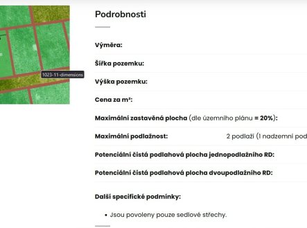 Prodej pozemku pro bydlení, 954 m²