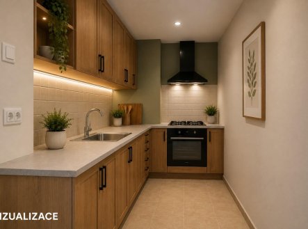 Prodej bytu, 2+1, 61 m²