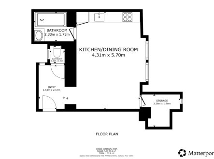 Pronájem bytu, 1+kk, 38 m²