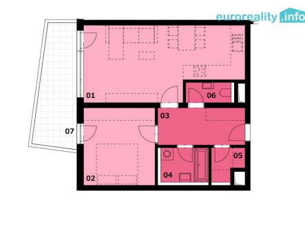 Prodej bytu, 2+kk, 62 m²