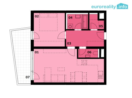Prodej bytu, 2+kk, 62 m²