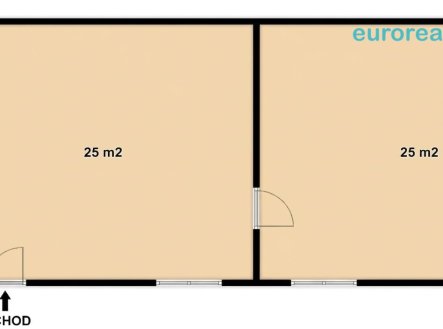 Pronájem obchodní prostory, 50 m²