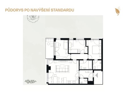 Prodej bytu, 4+kk, 101 m²