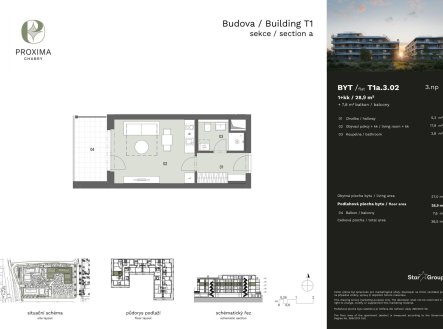 Prodej bytu, 1+kk, 28 m²