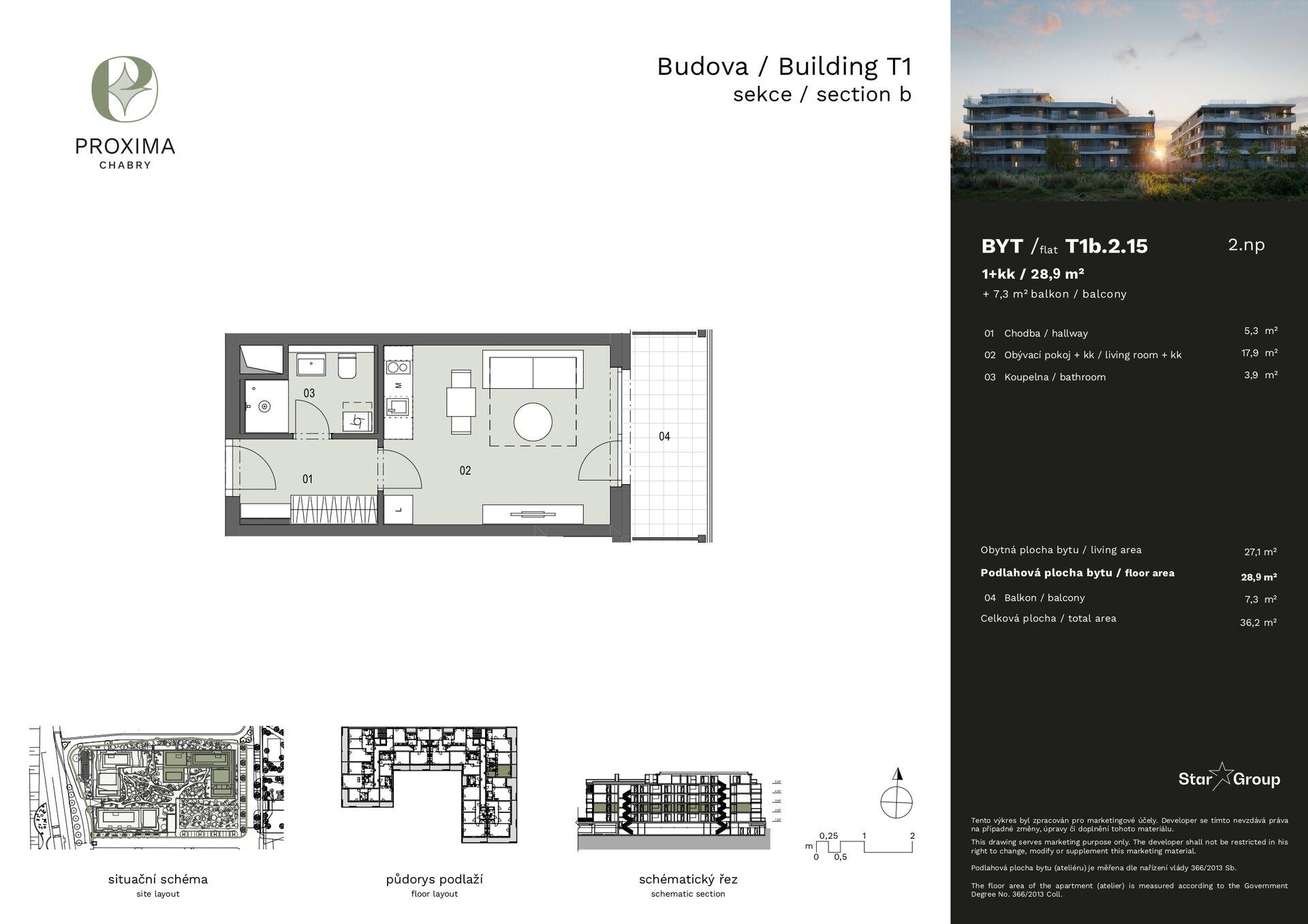 Prodej bytu 1+kk 28 m²