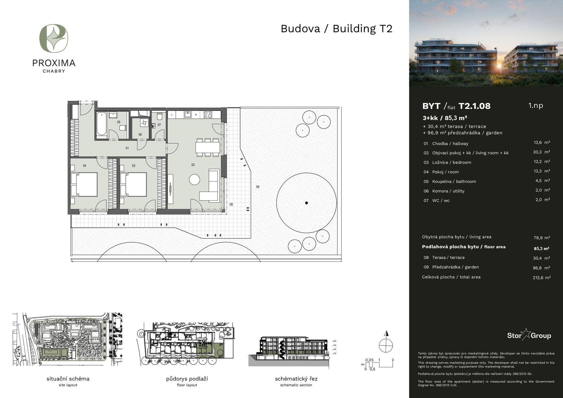 Prodej bytu 3+kk 85 m²