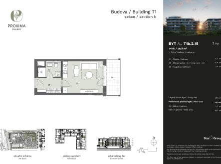 Prodej bytu, 1+kk, 28 m²