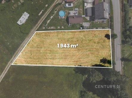 Prodej pozemku pro bydlení, 1 943 m²