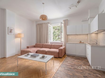 Prodej bytu, 2+kk, 49 m²