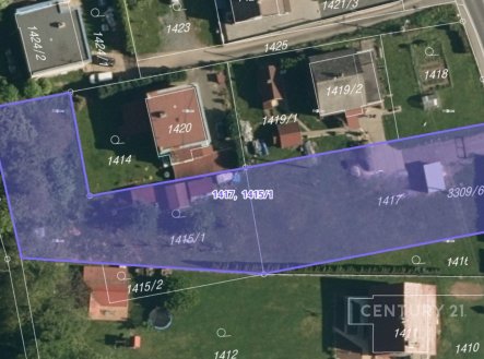 Prodej pozemku pro bydlení, 1 956 m²