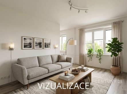 Pronájem bytu, 2+kk, 52 m²