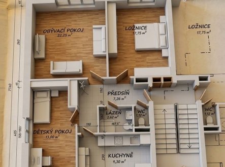 Prodej bytu, 3+1, 73 m²