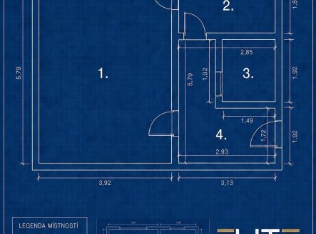 Prodej bytu, 1+1, 39 m²