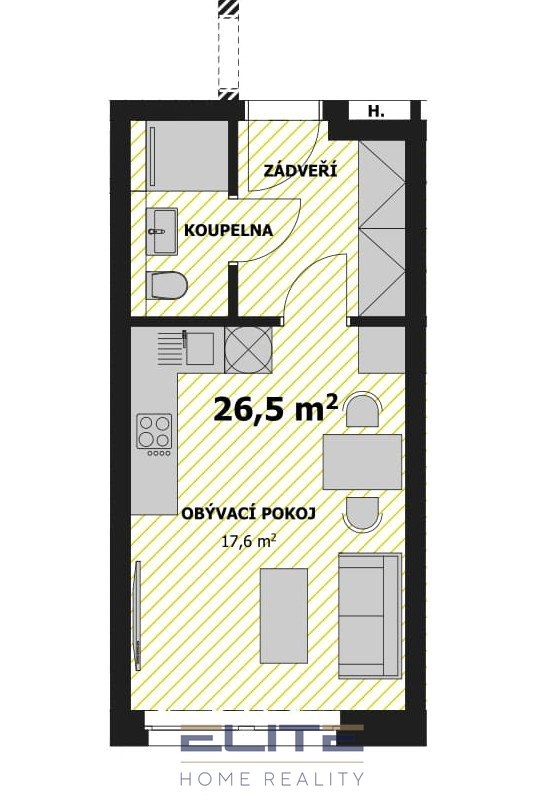 Půdorys bytu