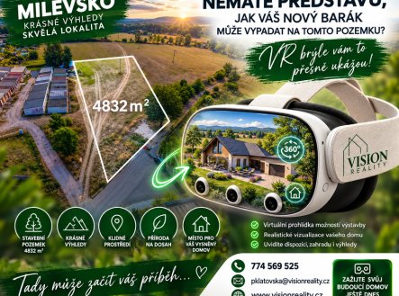 Prodej pozemku pro bydlení, 4 832 m²