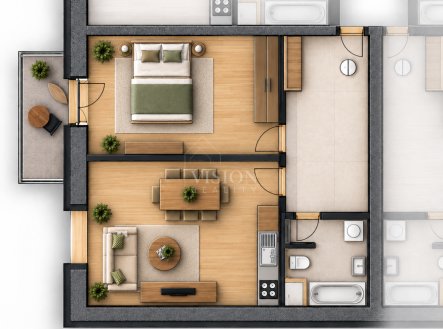 Prodej bytu, 2+kk, 56 m²