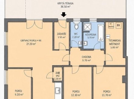 Prodej bytu, 4+kk, 84 m²