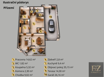 Prodej domu/vily, 159 m²