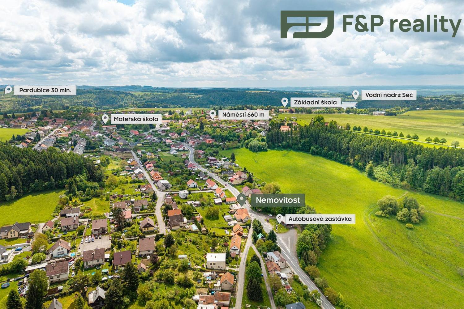 Prodej dům Rodinný, 110㎡|Pardubický kraj, Chrudim, Seč, Čáslavská 146, 53807