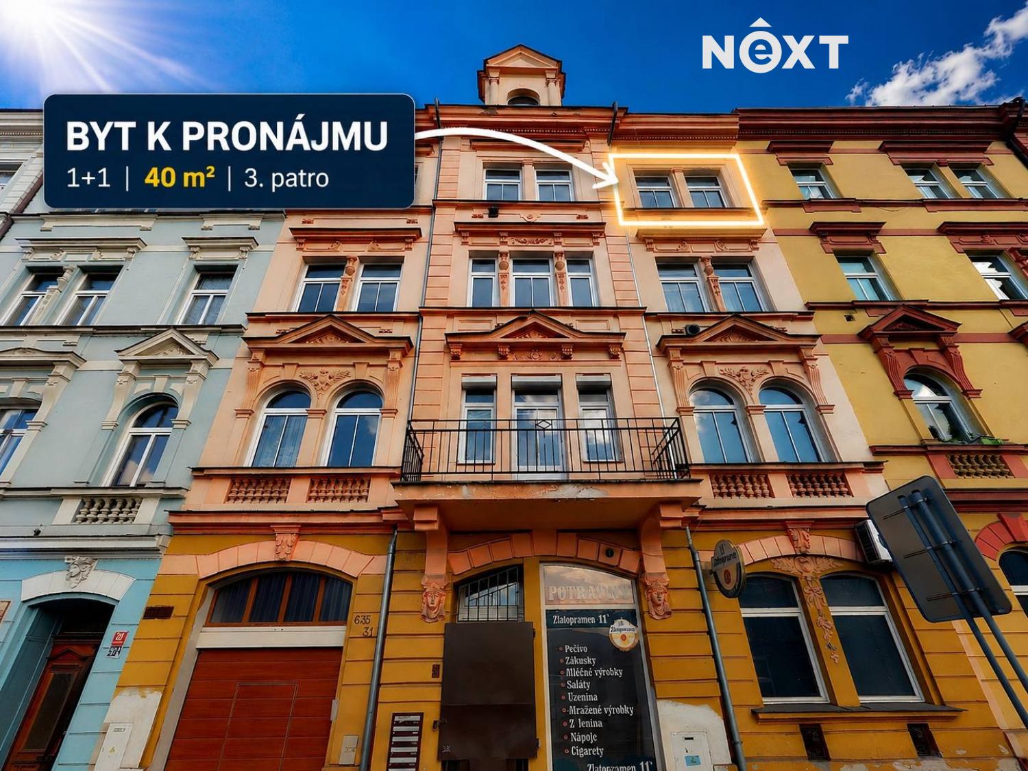 Pronájem byt 1+1, 35㎡