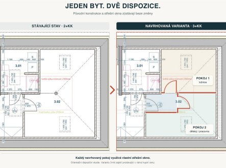 Prodej bytu, 2+kk, 81 m²