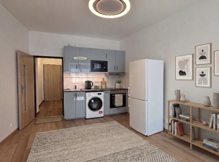 Pronájem bytu, 1+kk, 27 m²