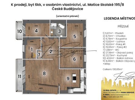 Prodej bytu, 6+1, 177 m²
